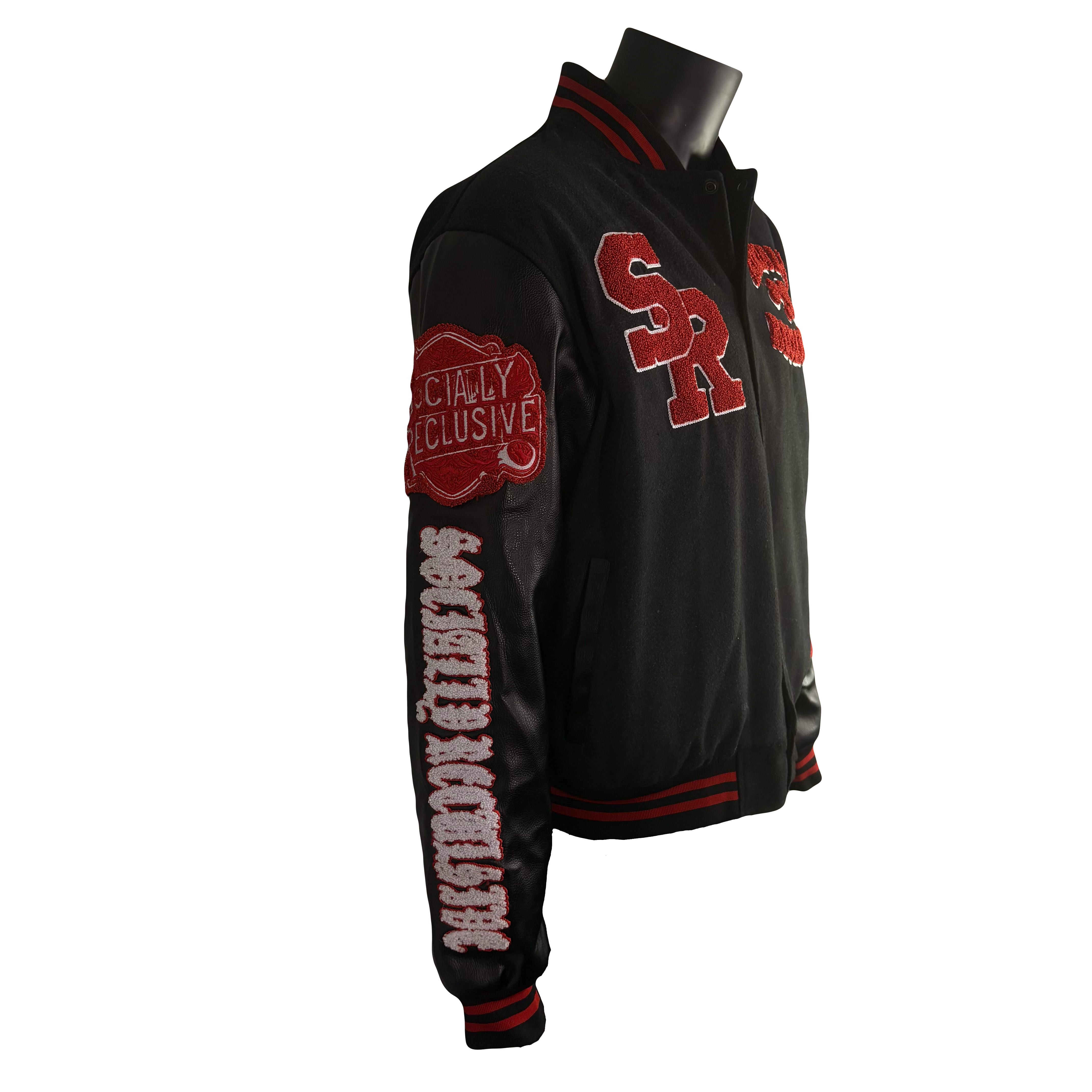 SR VARSITY JACKET (red)