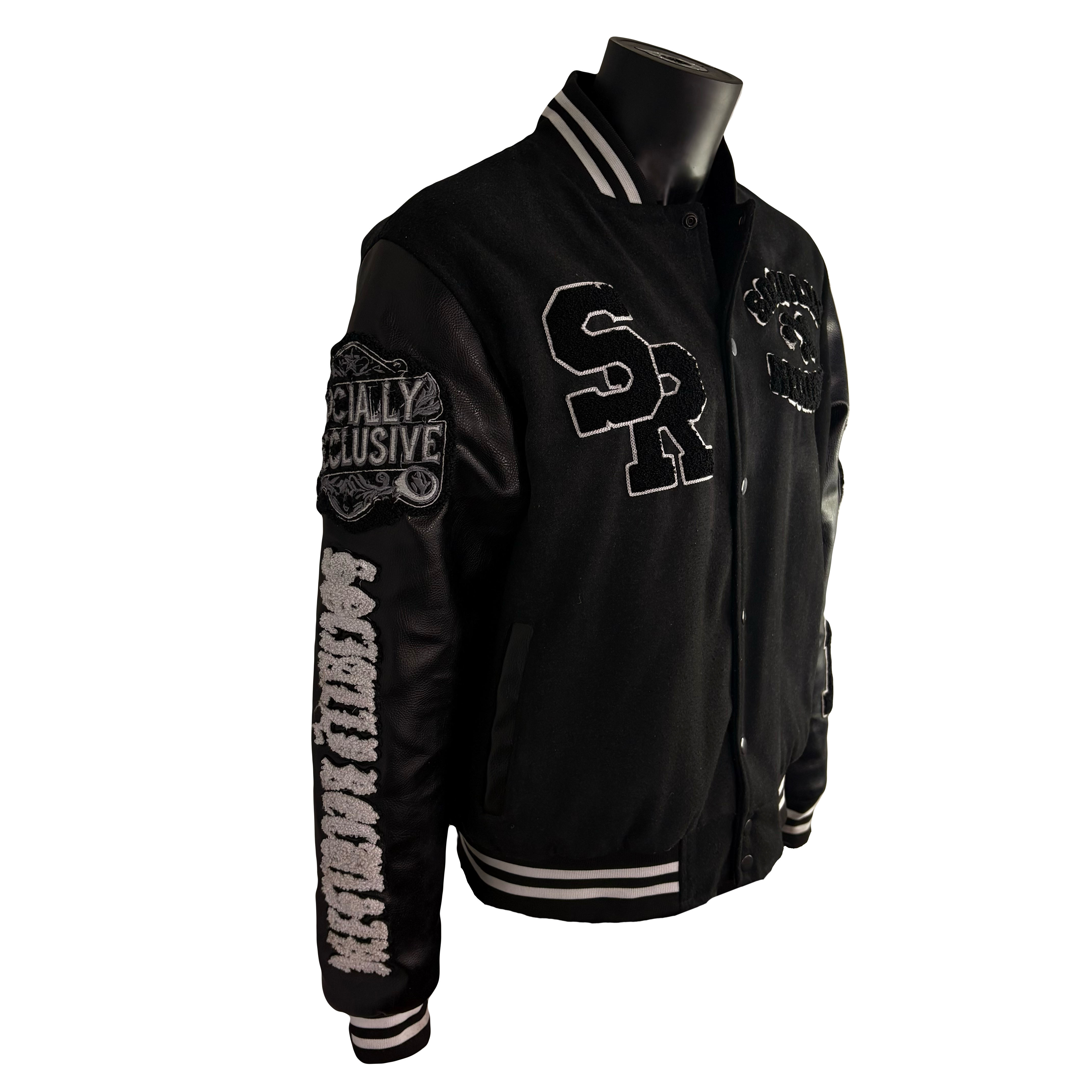 SR VARSITY JACKET (black)