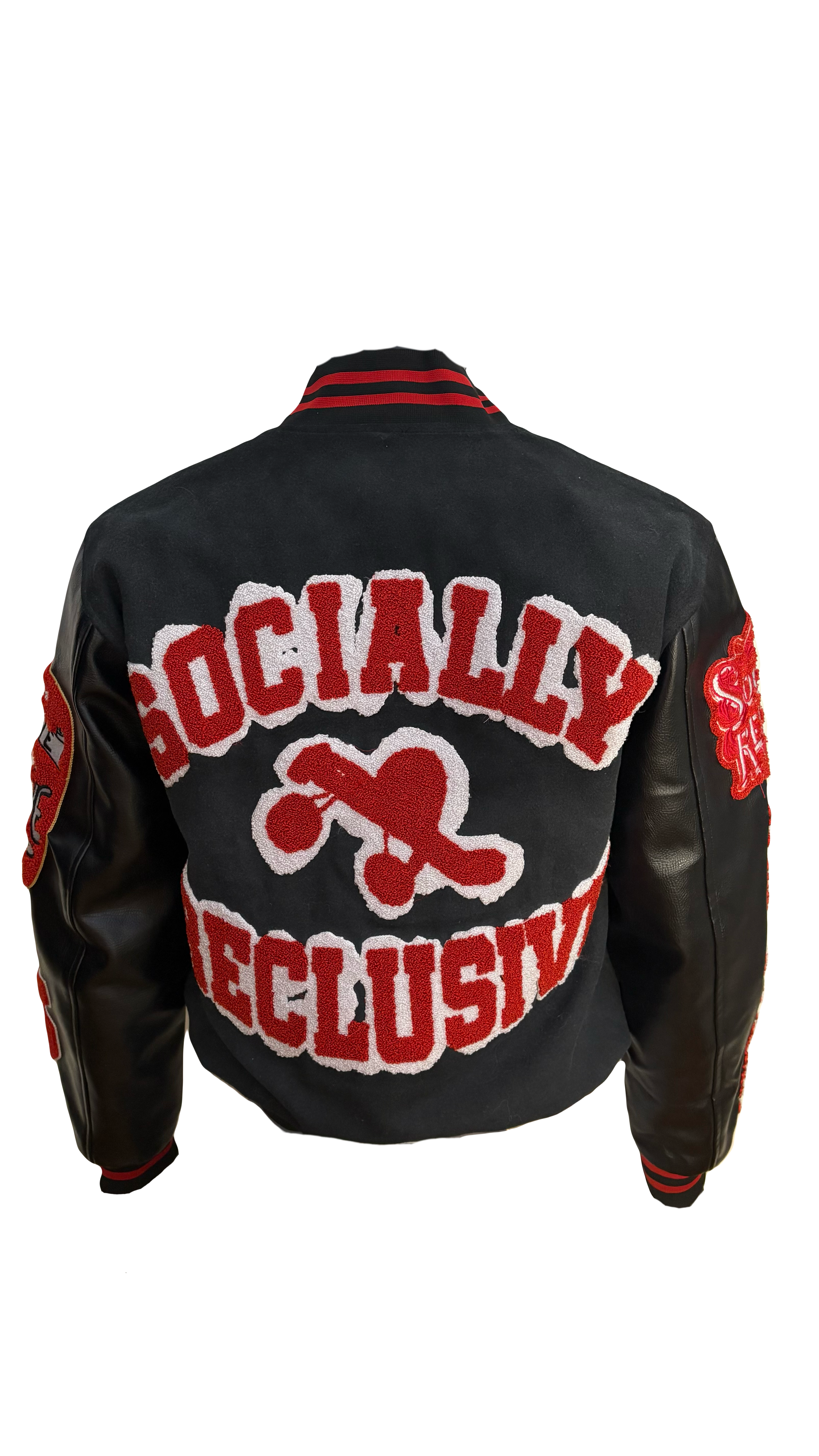 SR VARSITY JACKET (red)