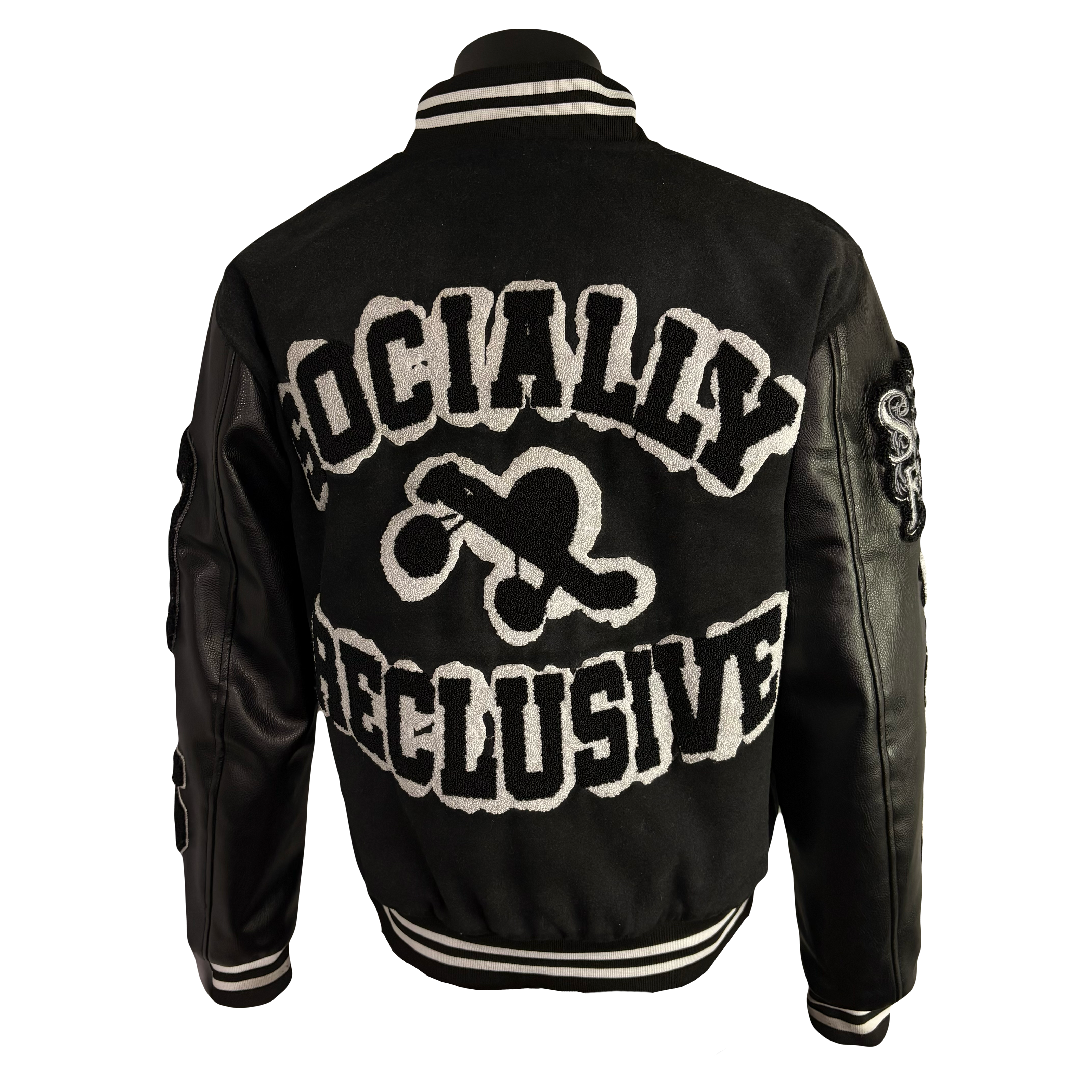 SR VARSITY JACKET (black)