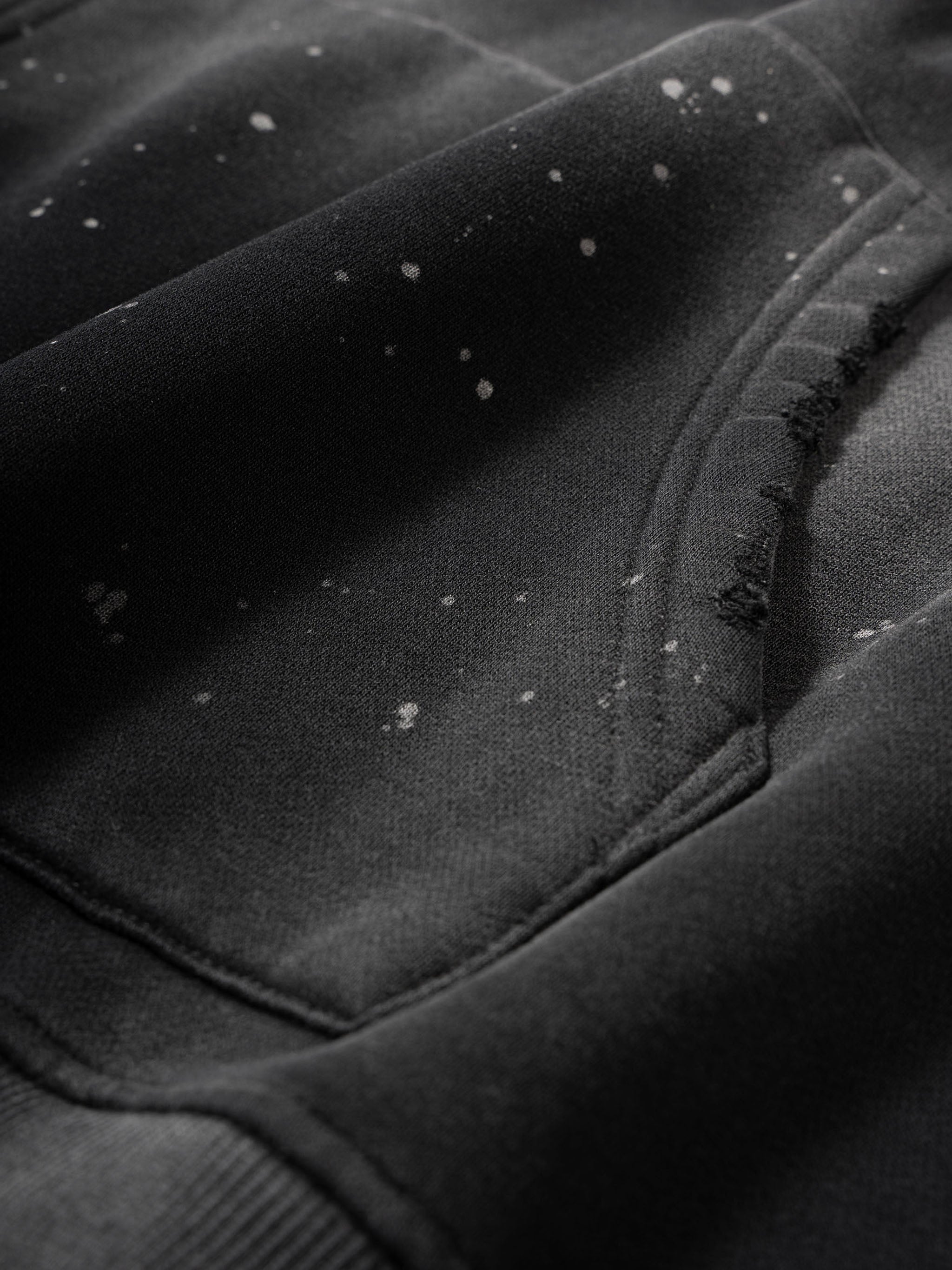 SR Vintage Wash Frayed Hoodie