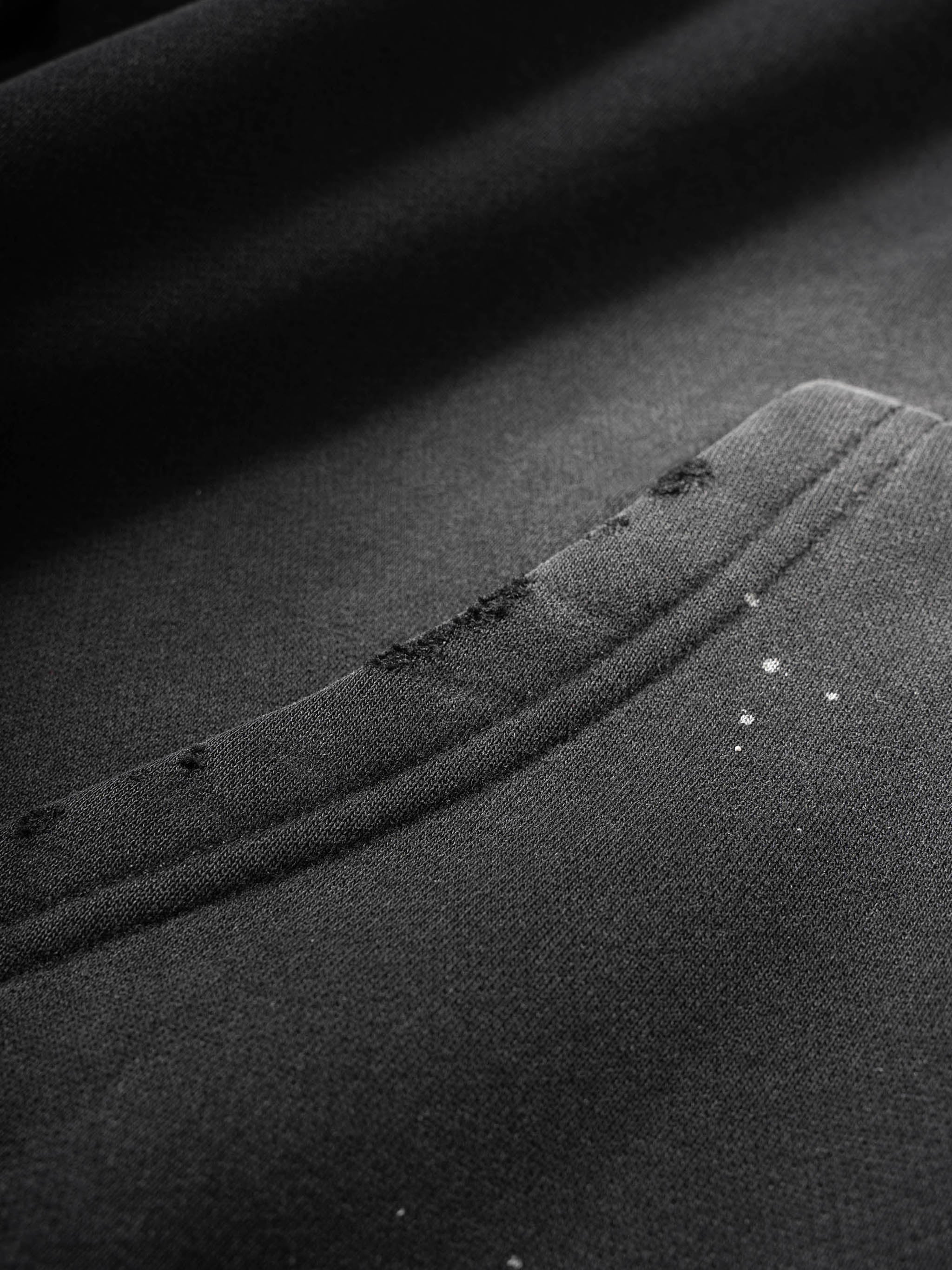 SR Vintage Wash Frayed Hoodie