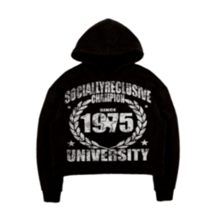1975 HOODIE (black)