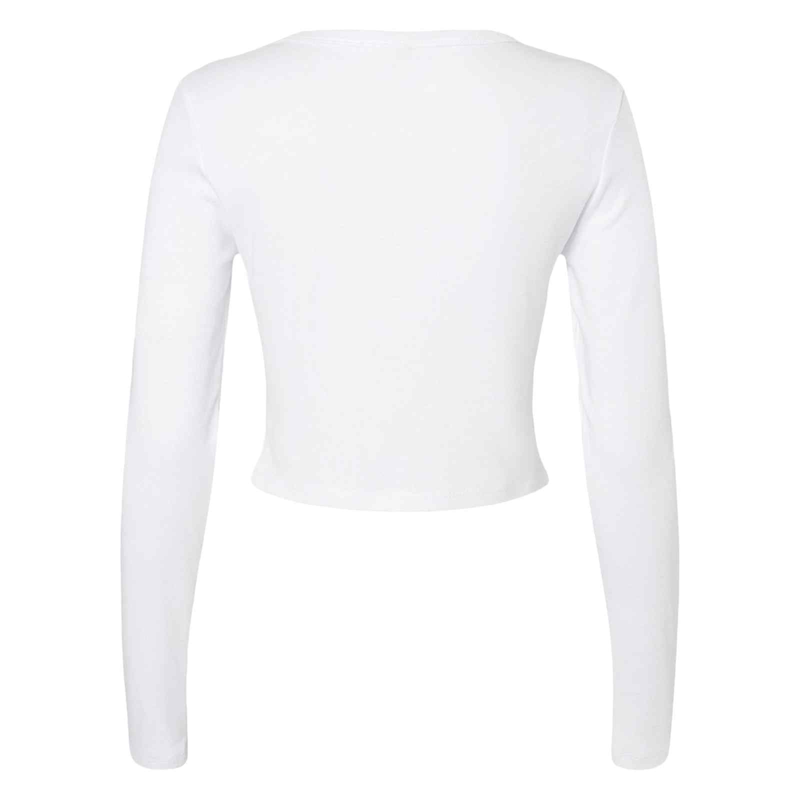 Ladies' Micro Ribbed Long Sleeve Baby Tee