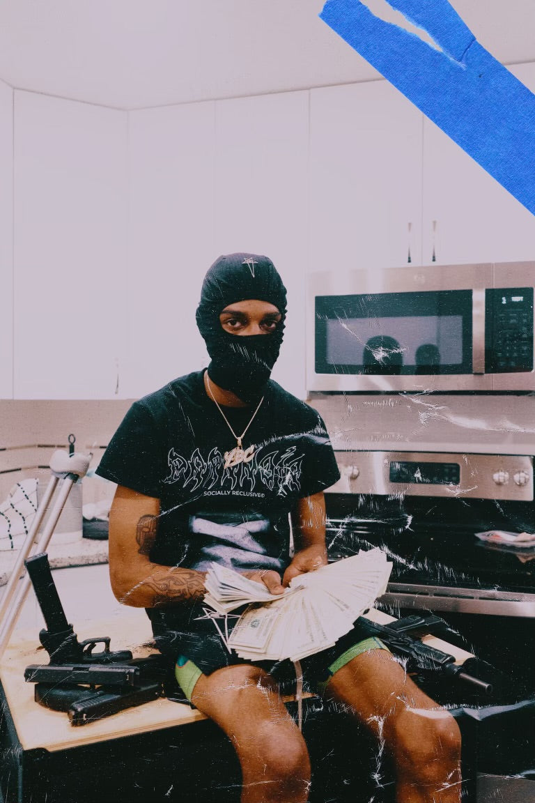 Paranoid Kid Tee (Black)