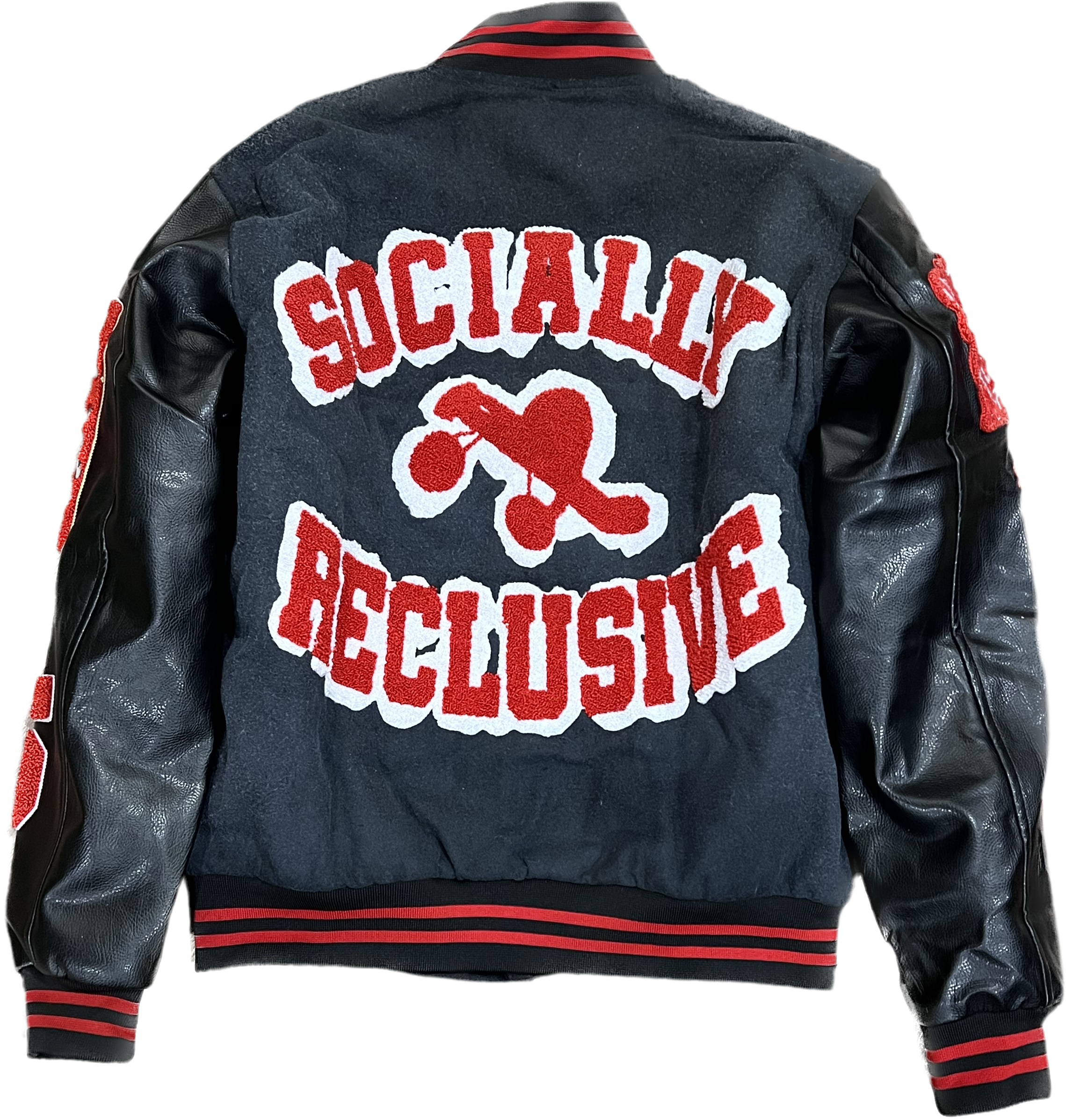 SR VARSITY JACKET (red)