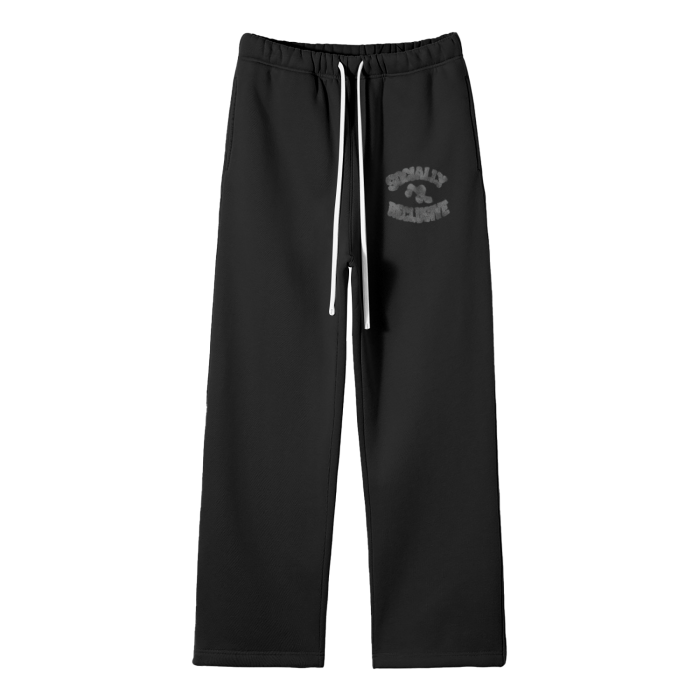 Straight Leg Sweats (Grey)