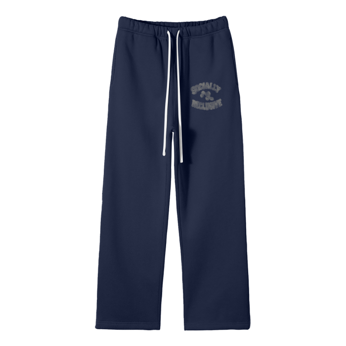 Straight Leg Sweats (Grey)