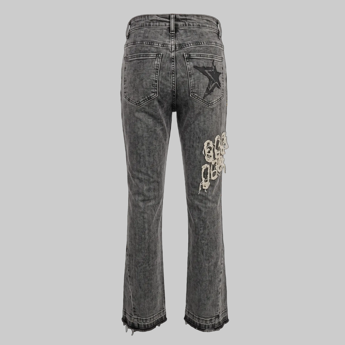 FLARED DENIM JEANS
