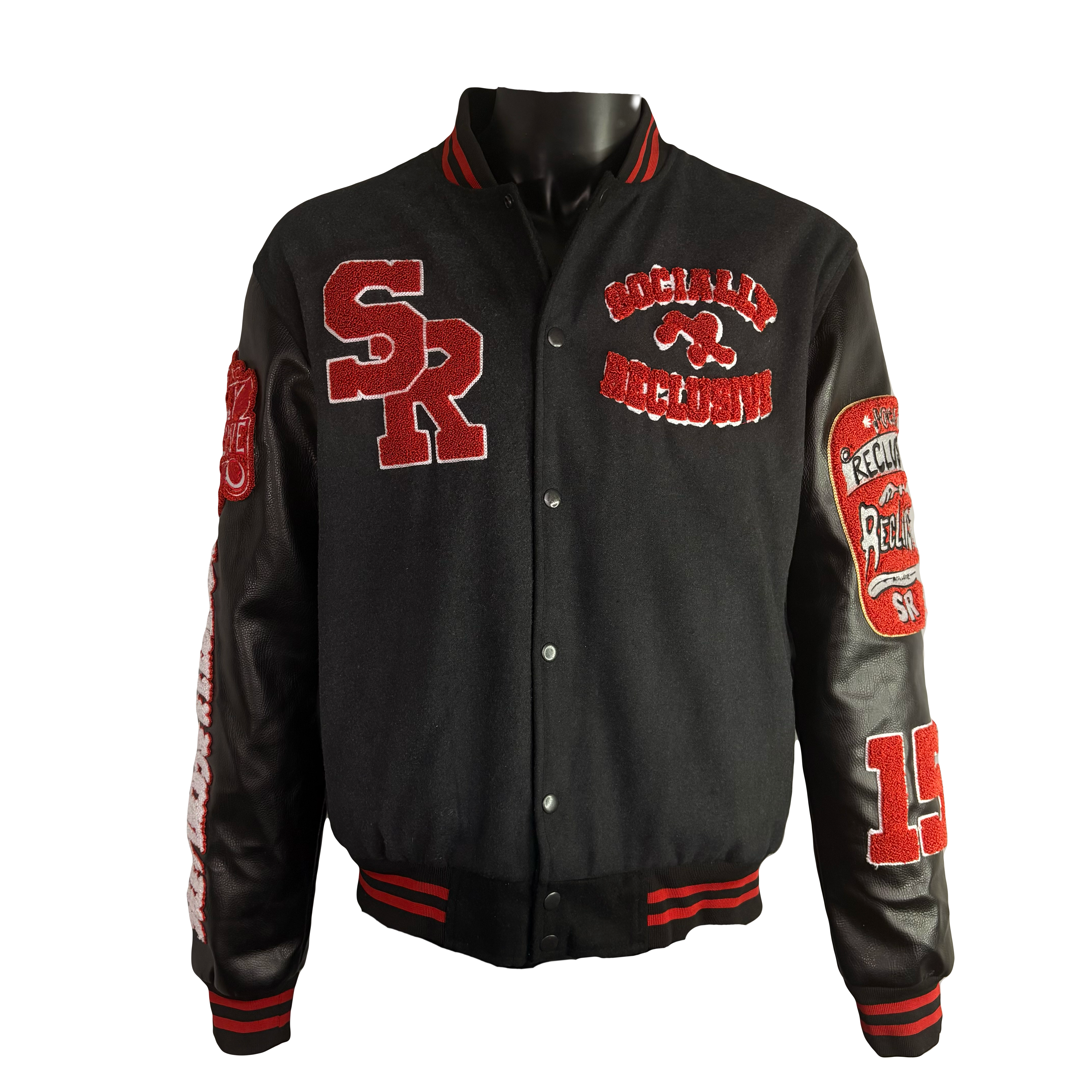 SR VARSITY JACKET (red)
