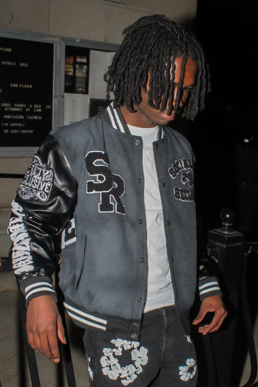 SR Varsity Jacket (Black)