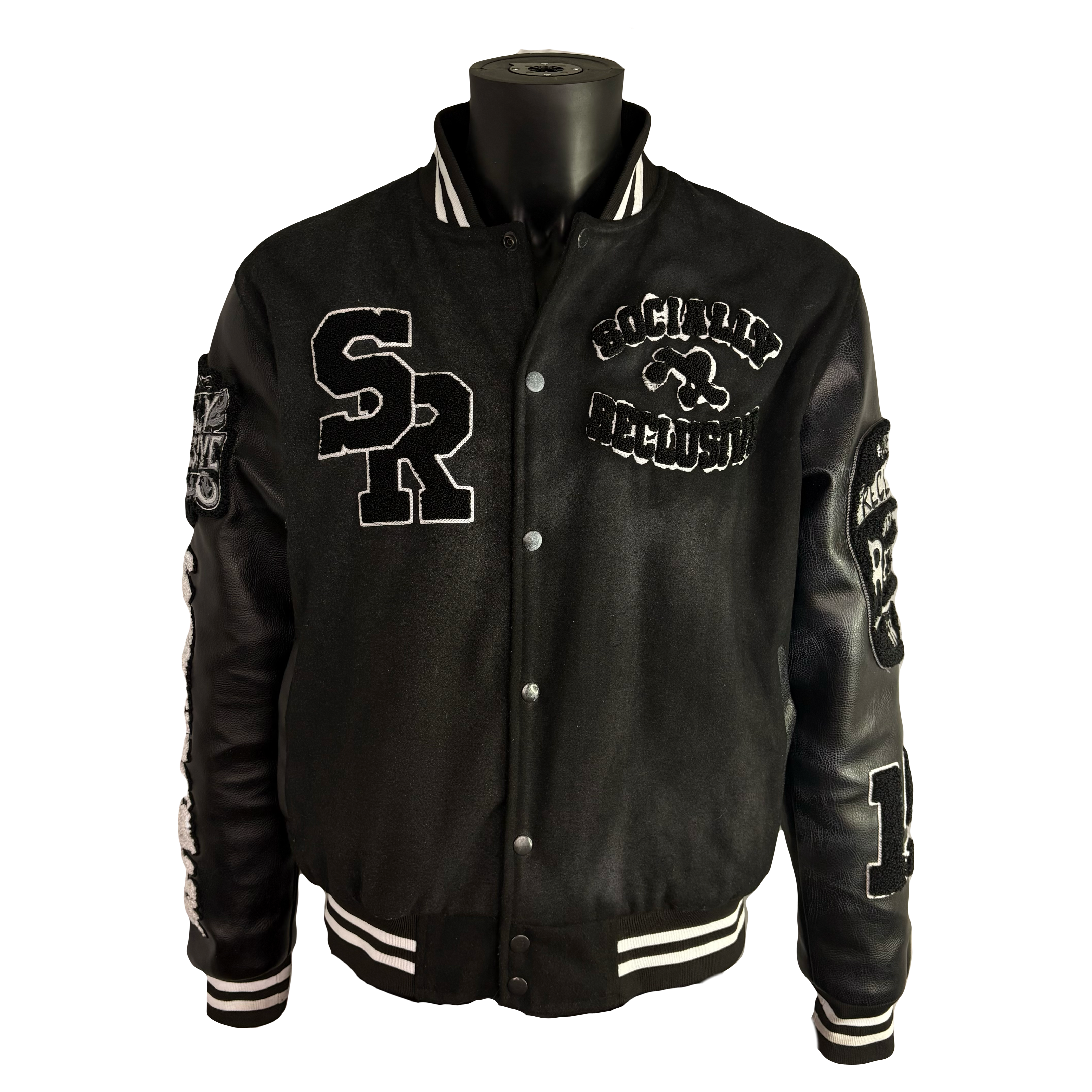 SR VARSITY JACKET (black)