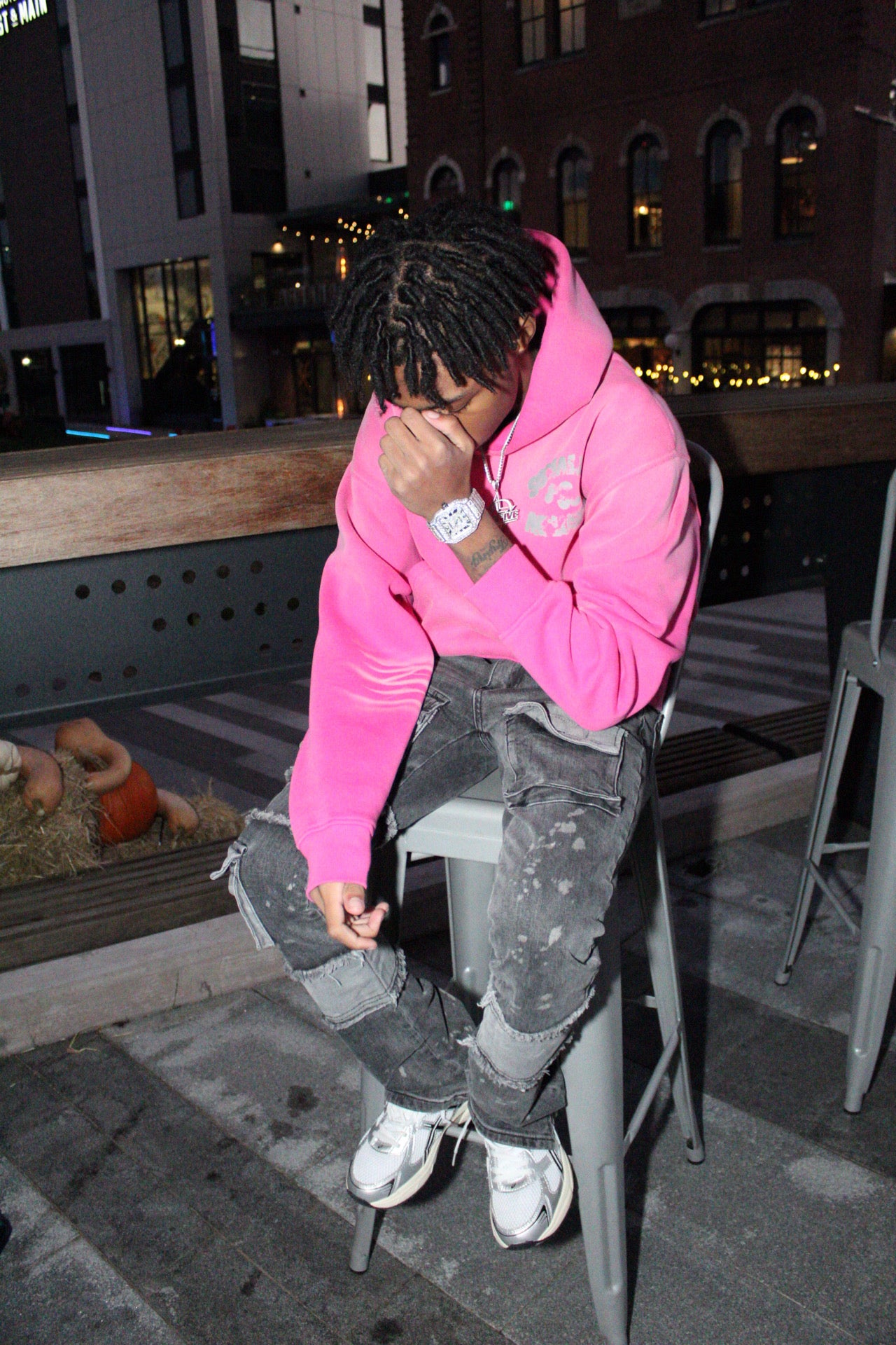 Shadow Core Pullover (Pink)