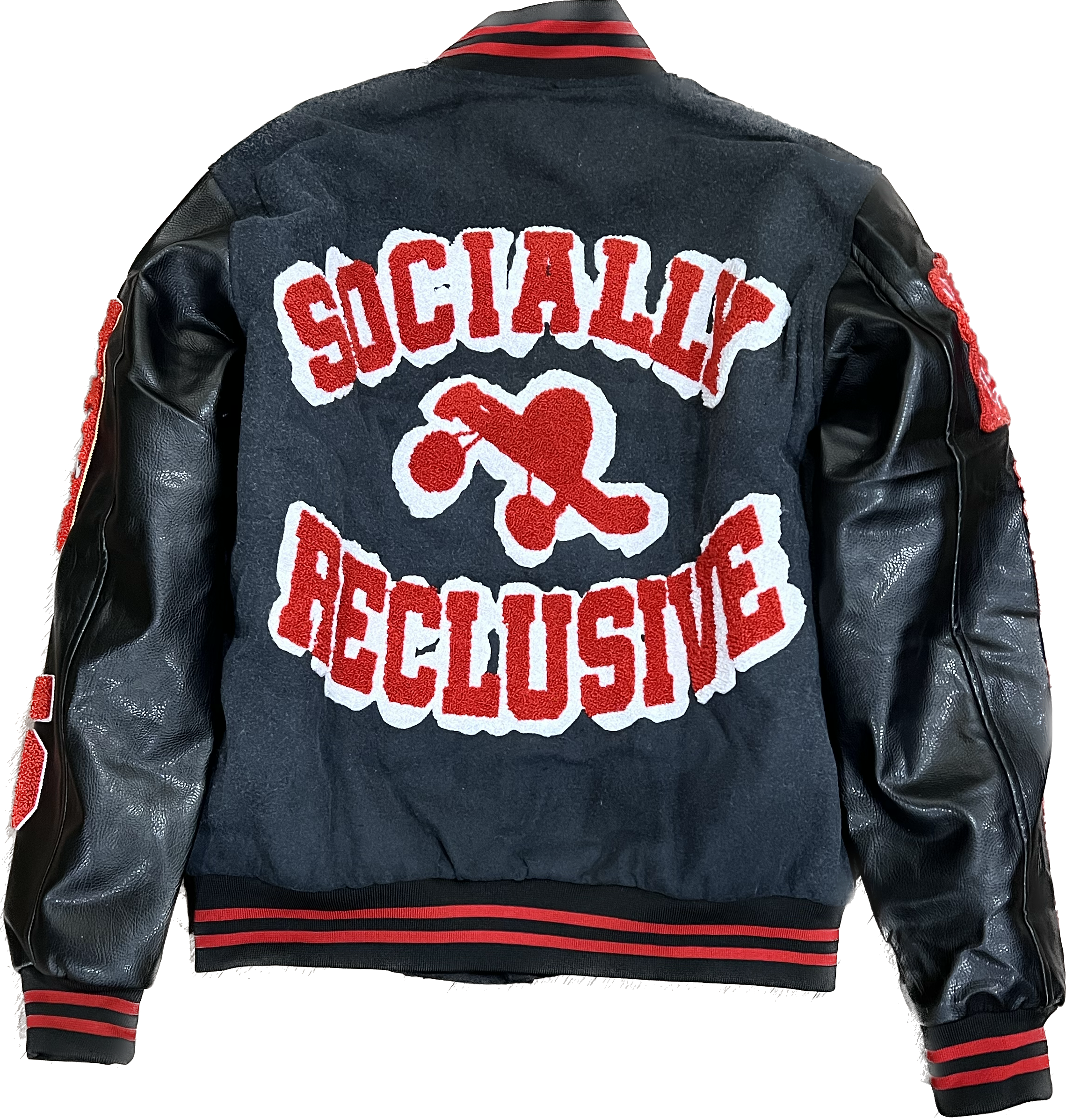 SR VARSITY JACKET (red)