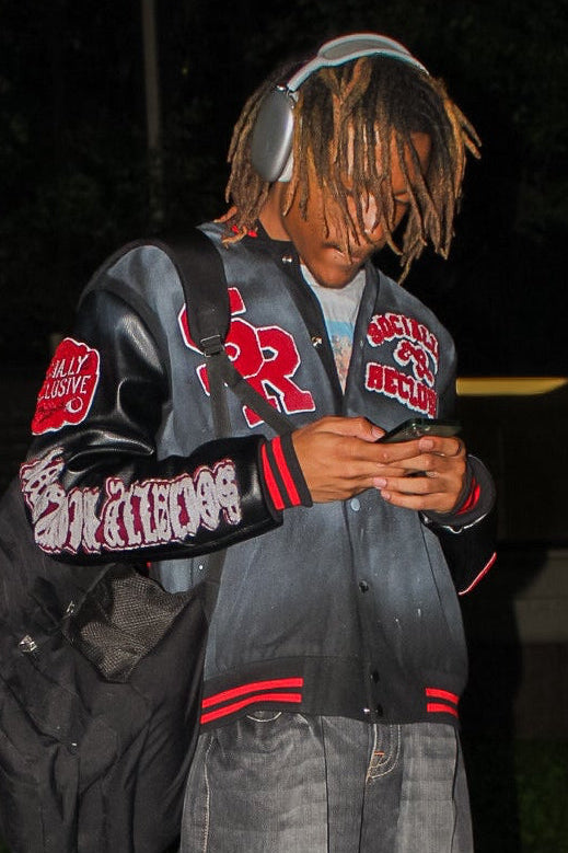 SR Varsity Jacket (Red)