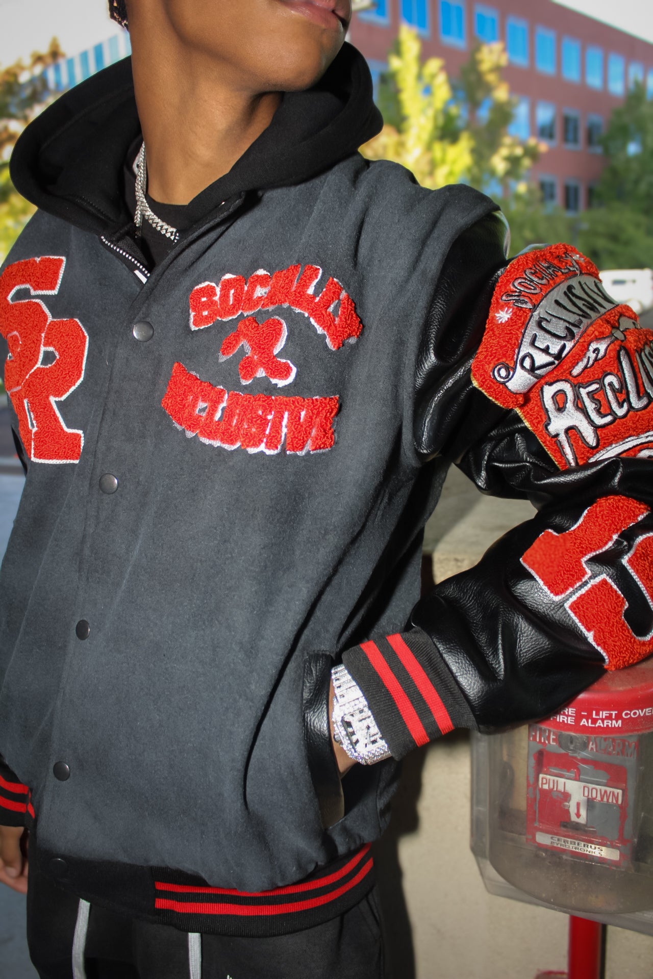 SR Varsity Jacket (Red)