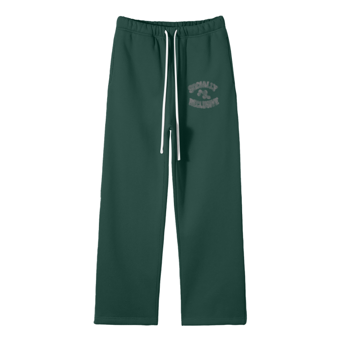 Straight Leg Sweats (Grey)