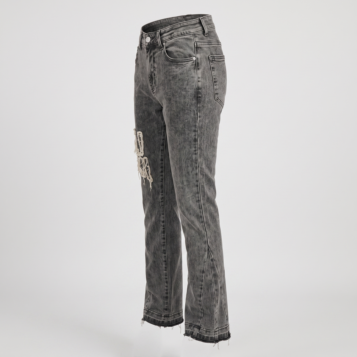 FLARED DENIM JEANS