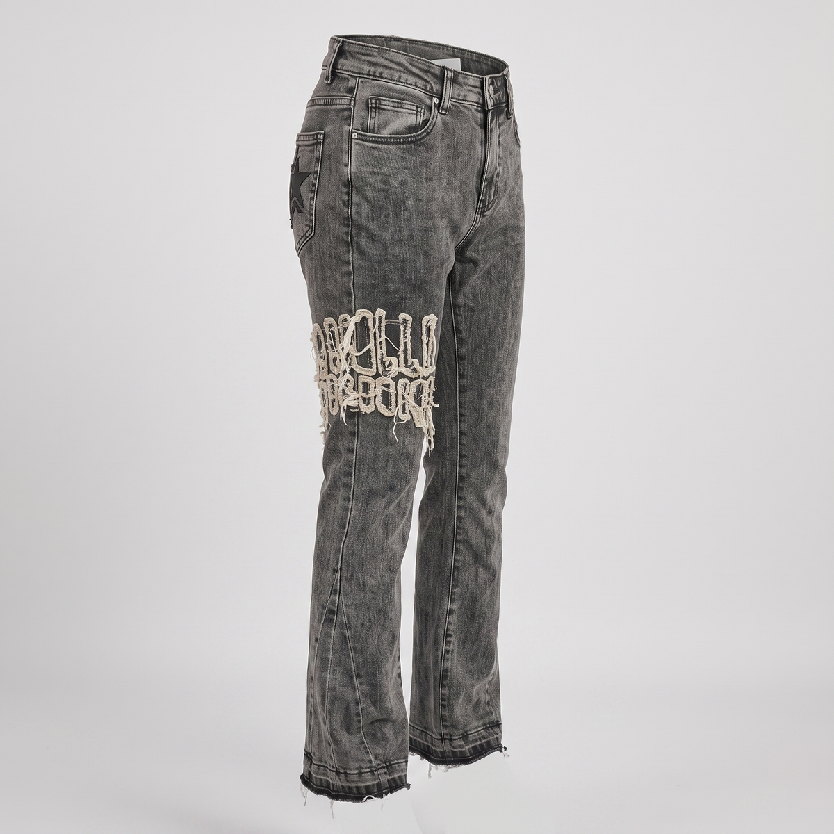 FLARED DENIM JEANS